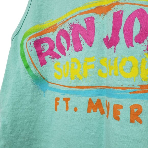 Ron Jon Surf Shop Mint Green Tank Top Ft Myers Mens M Medium - Picture 4 of 7